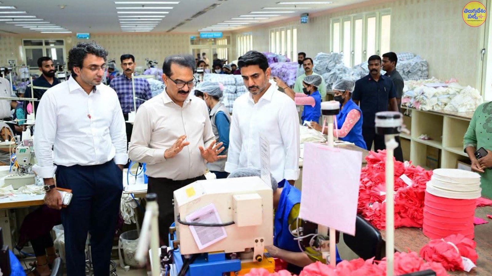 కిటెక్స్ ఫ్యాక్టరీ సందర్శించిన మంత్రి నారా లోకేష్