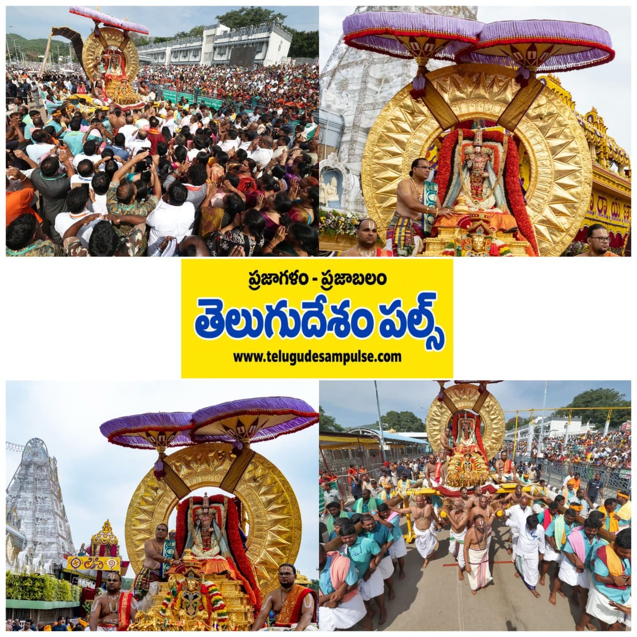 తిరుమలలో వైభవంగా సూర్యప్రభ వాహన సేవ