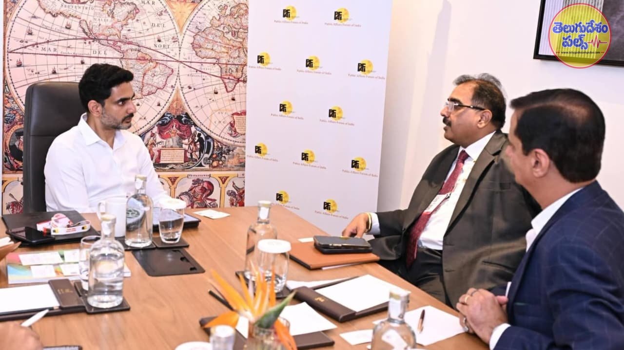 శాప్  వైస్ ప్రెసిడెంట్ లవ్‌నీష్ చనానాతో మంత్రి లోకేష్ భేటీ