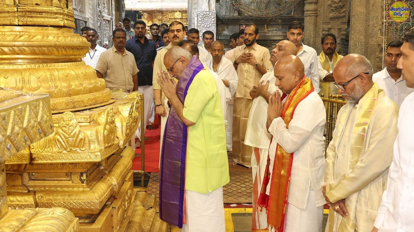శ్రీవారిని దర్శించుకున్న భారత ఉప రాష్ట్రపతి